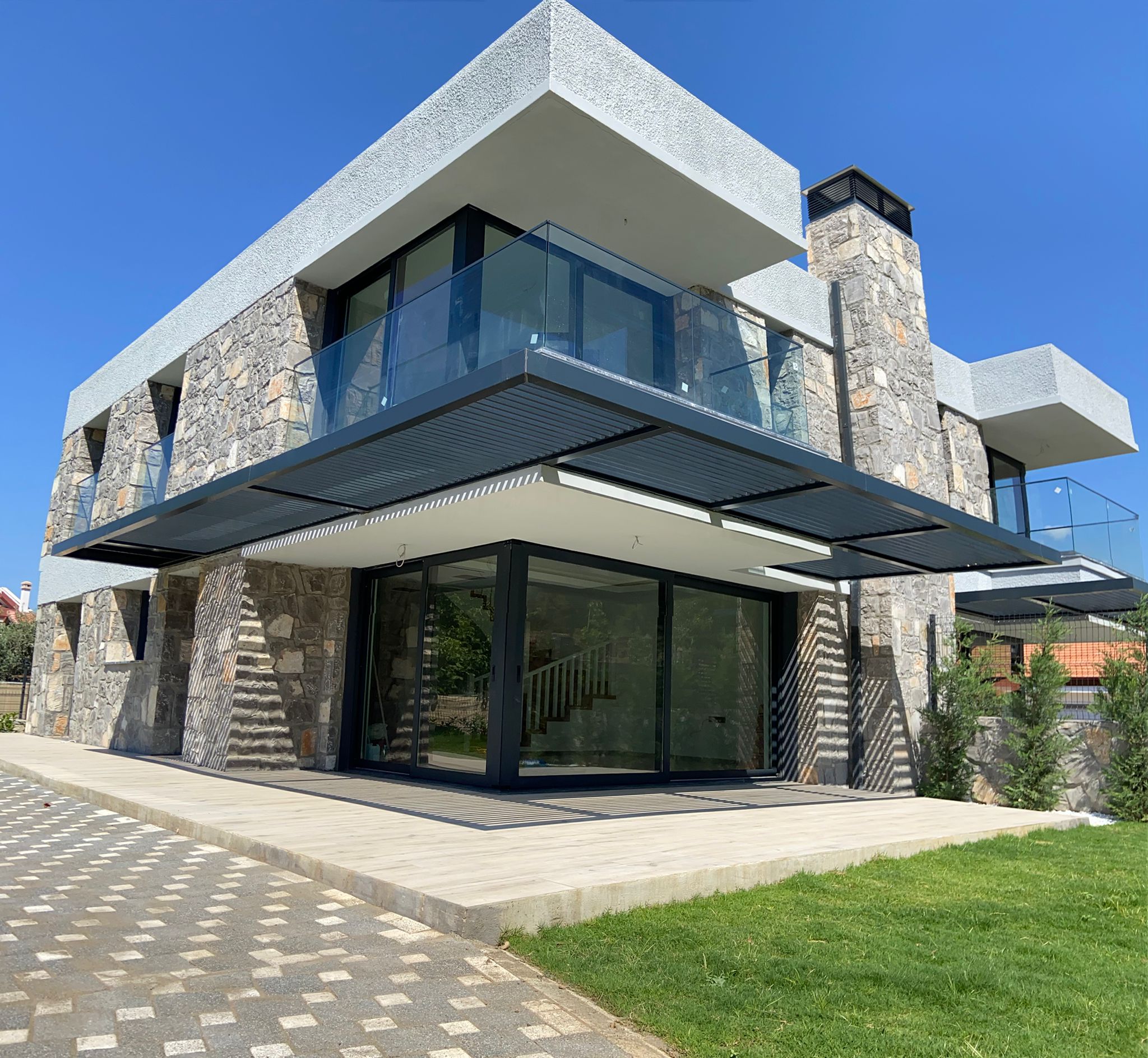 modern new build villa
